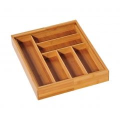 Cutlery wooden box 35-58x43cm h-6cm