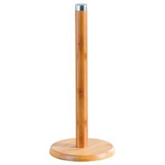 Kitchen roll holder bamboo ø14 h-32.5cm