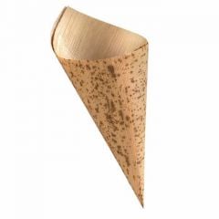 Snack cup-cone bamboo mini 17x7cm 100pcs