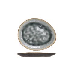 Plate LAGUNA 19.5x16cm blue/grey