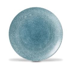 Plate RAKU TOPAZ BLUE ø28cm