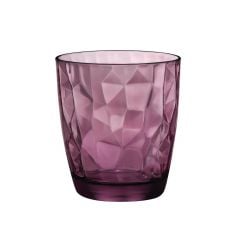Glass DIAMOND 300ml purple
