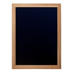 Chalkboard SECURIT wood with lacquered teak finish plus chalkmarker 30x40cm