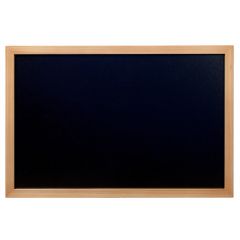 Woody chalkboard SECURIT wood with lacquered teak finish plus chalkmarker and mounting kit 40x60cm