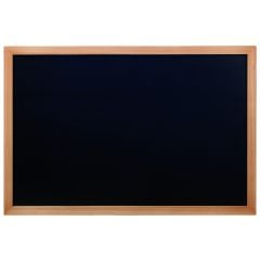 Chalkboard SECURIT wood with lacquered teak finish plus chalkmarker and mounting kit 60x80cm