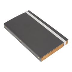Bill tray wood/leather  SECURIT grey