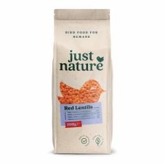 Red lentils with husk 500g JUST NATURE