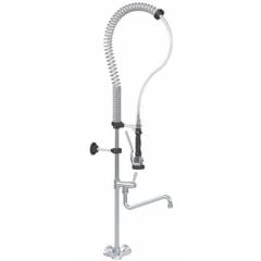 Shower with mixer and tap