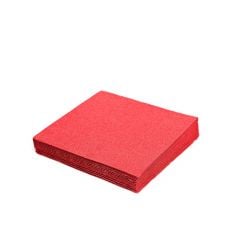 Napkins 33x33cm 3-ply 20pcs red