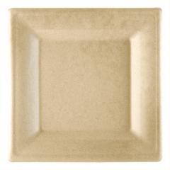 Paper square plate BIONIC 16x16cm 50pcs