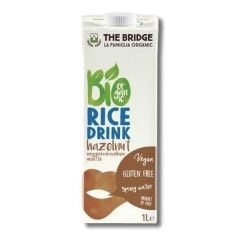 Organic rice drink with hazelnut (gluten free) 1000ml