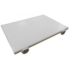 Cutting board plastic 40x30cm h-2cm white