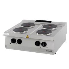 Surface electric cooker with four hotplates