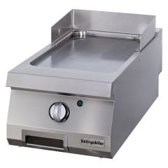 Electric grill with chrome cooking surface 400 mm