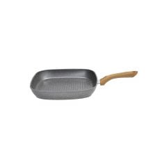 Square pan grill bottom  28x28x4cm induction