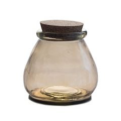Jar with lid SAC 800ml brown