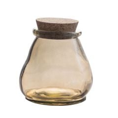 Jar with lid SAC 380ml brown