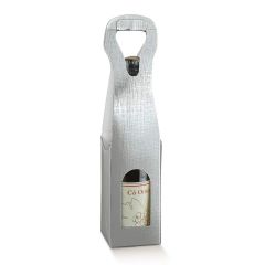 Box for wine bottle with handle 9x9x41cm