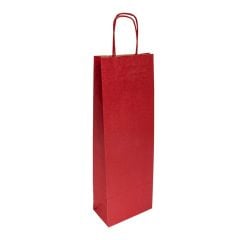 Paper bag for wine bottle 14x8x40cm