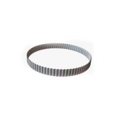 Perforated fluted stainless steel tart ring  h-3cm Ø20cm