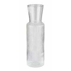 Glass carafe LINES 0.9L ø8cm h-27cm
