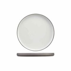 Plate IOWA ø27cm grey/white