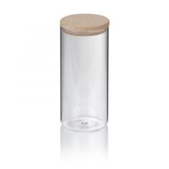 Storage jar with lid ø10 h-23cm 1.5L AMELIE