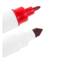 Red double tip marker