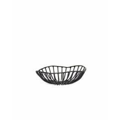 Basket ø 15cm, h-5cm, black, steel