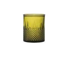 Vase DIAMANTE h-10cm, yellow