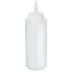 Squeeze sauce Dispenser, transparent with large lid