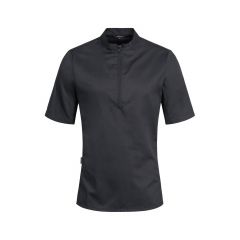 Mens Chef Shirt With Jersey Insert Slim Fit with zip and short sleeve XL