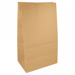 Paper bag 22x14x37 without handles, brown