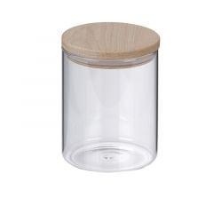 Storage jar with lid ø10 h-14cm 0.8L AMELIE