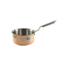 Sauce pan ø 14cm h-7.5cm with copper coating