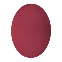 Placemat TOGO Leather look imitation,oval, 33x45cm, red
