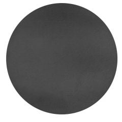Placemat round TOGO - Leather look imitation - 38cm, black