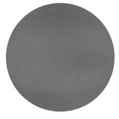 Placemat round TOGO - Leather look imitation - 38cm, grey
