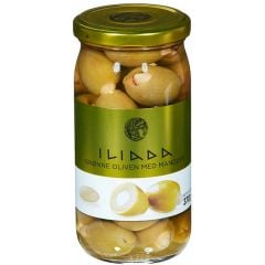 GREEN OLIVES STUFFED WITH ALMOND 370g/215g