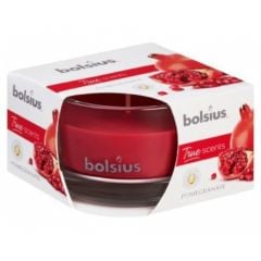 Scented Candle in a glass 50/80mm  pomegranate