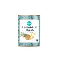 Canned pineapple pieces in light syrup 850g/490g GEMOSS COLLECTION