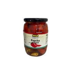Roasted bell peppers, red, 720ml jar GOLD BERRY