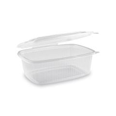 Food container round transparent with lid 1500ml 23.4x17.7cm h-7cm 25pcs