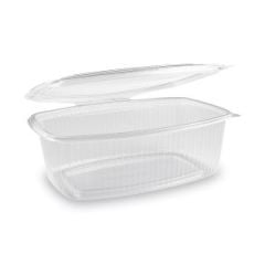 Food container round transparent with lid 2000ml 23.2x17.7cm h-8.3cm 25pcs