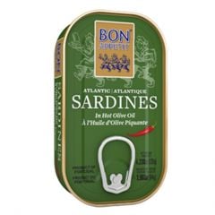 Sardines in spicy olive oil 120g