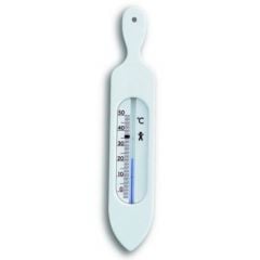 Bath thermometer 195x37x11mm 20g white