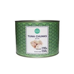 Tuna chunks in vegetable oil 1705g/1260g GEMOSS COLLECTION [6]