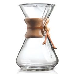 Classic Chemex coffee maker for ten cups