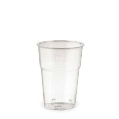 Drinking cups, plastic, transperent, 200ml, 50 pcs