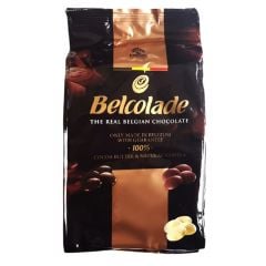 Organic dark chocolate Belcolade Uganda 80% drops 1kg